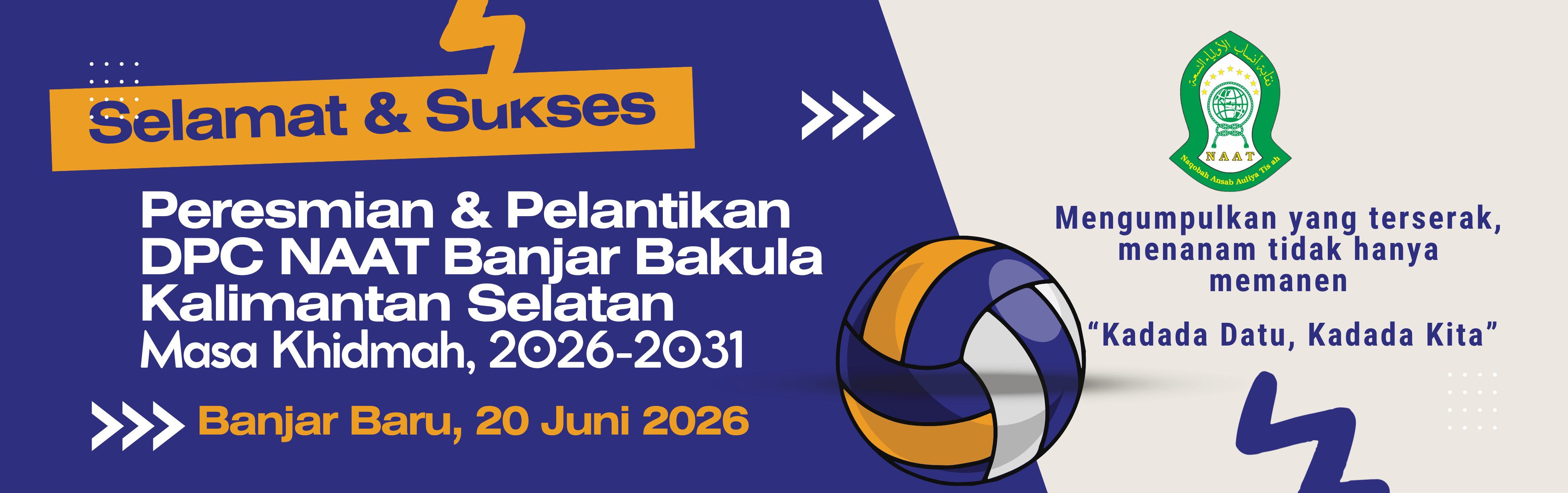 Selamat Pelantikan NAAT Banjar Bakula