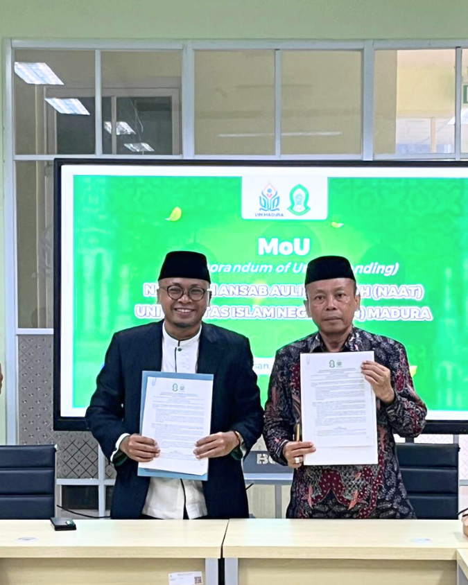 NAAT dan  UIN MADURA Teken MOU Kolaborasi Strategis Tridharma dan Pelestarian NASAB
